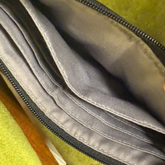 Coach Black and Grey Signature Wristlet - Very Well Loved Like New. - Picture 5 of 5